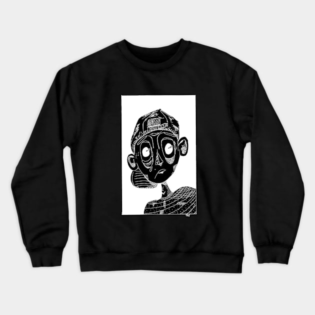 Poverty (white) Crewneck Sweatshirt by MacSquiddles